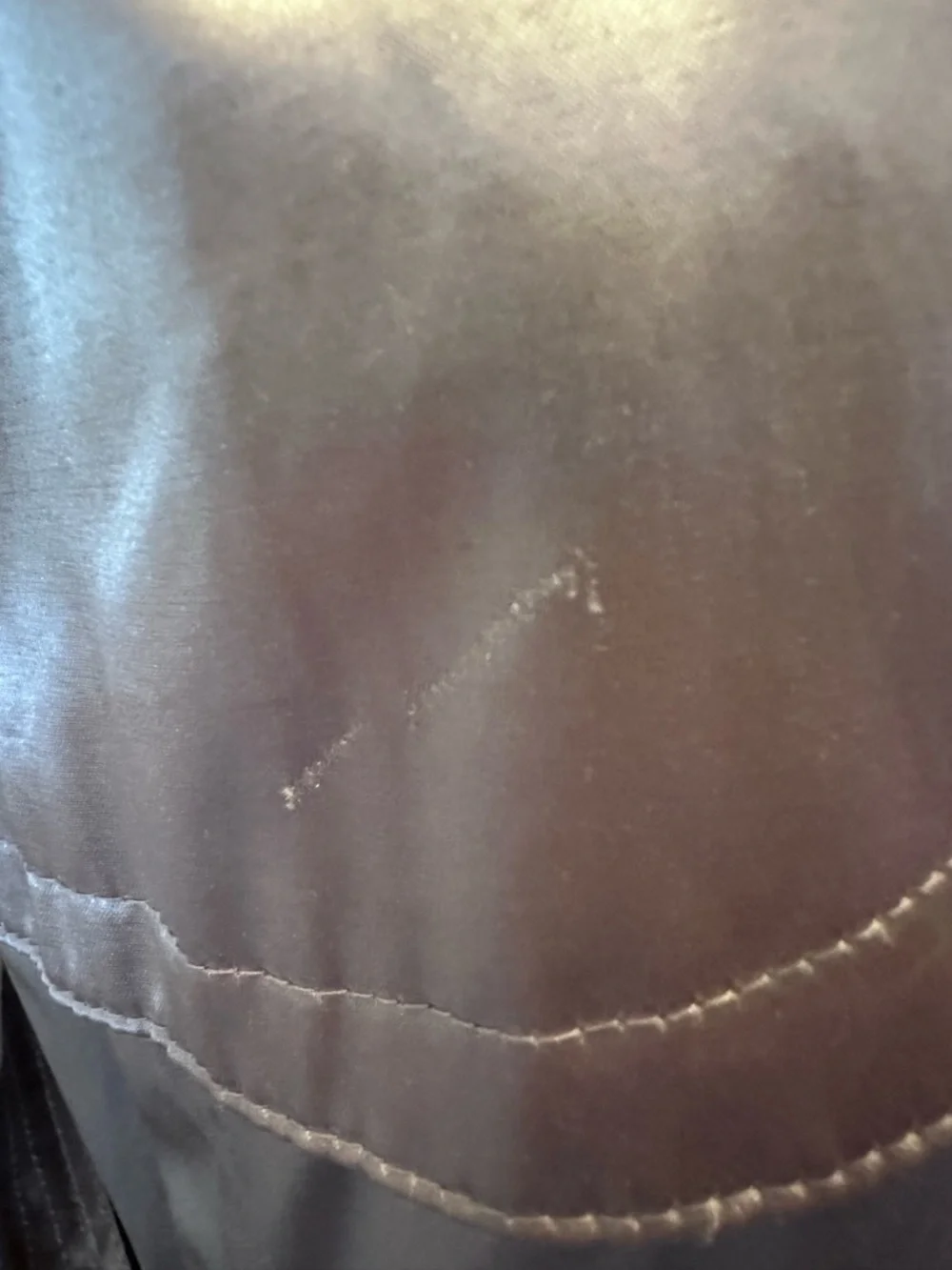 Metallic Gold Trench Coat with Belt - Picture 7 of 14